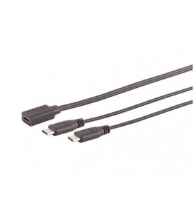 USB-C Y-kabel 30cm