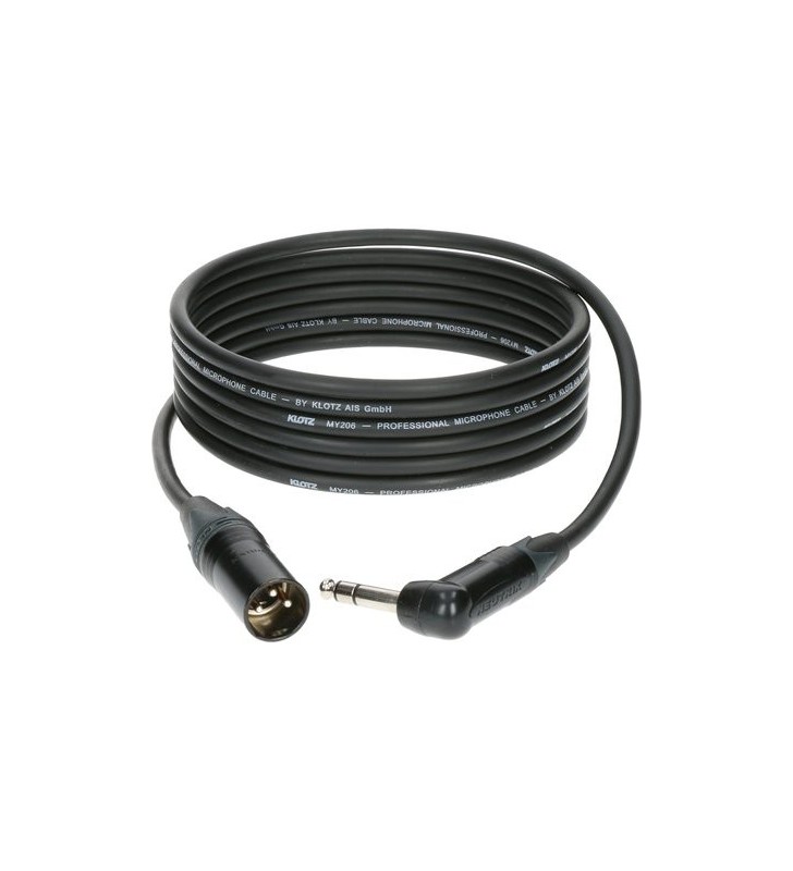 kalf Wolf in schaapskleren versneller Klotz M1MA1B0500 - gebalanceerde microfoon kabel XLR/haakse jack, 5.0M